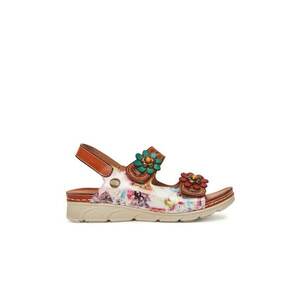Sandale dama - DORRY 16 - Piele naturala - Auriu rose imagine