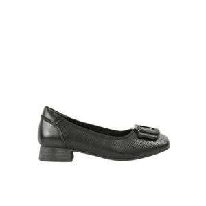 Pantofi casual - dama - 1079 negru - piele naturala - Negru imagine