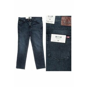Blugi Barbati - Tramper Tapered - Slim Fit - Talie Medie - Fermoar - Lungi - 5 Buzunare - Bumbac - - Albastru imagine