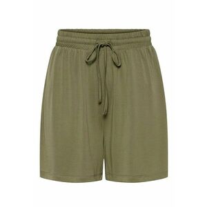 Pantaloni scurti dama 17148783 - Viscoza/Poliester - Negru - Verde imagine