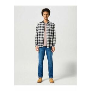 Blugi Barbati - Texas - Straight Fit - Talie Inalta - Fermoar - Lungi - 5 Buzunare - Bumbac - W32-L34 US - Albastru imagine