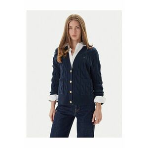 Cardigan de dama bleumarin - imagine