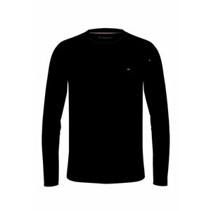 Bluza slim fit amestec de bumbac organic - Negru imagine