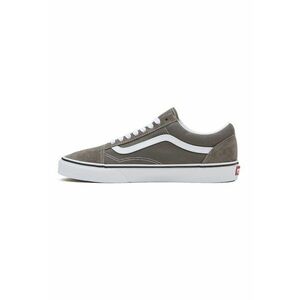 Pantofi sport de piele intoarsa Old Skool - Alb/Maro taupe imagine