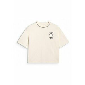 Tricou Oversize - Bumbac - 467945 - Alb ecru imagine