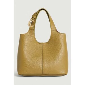 Geanta tote din piele Easy - Verde masliniu imagine