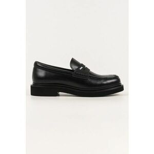 Panytofi loafer din piele cu logo discret - Negru imagine