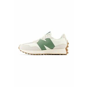 Pantofi sport low-cut din piele si piele intoarsa - Maro taupe deschis imagine