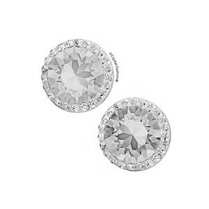 Cercei argint 925 - Angelic Chaton - cristale Swarovski - 10mm imagine