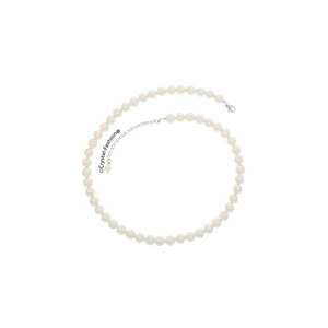 Colier argint 925 cu perle albe de 7mm imagine