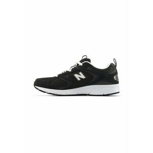 Pantofi sport 408 cu insertii din plasa - Negru imagine