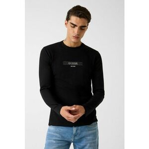 Bluza din amestec de bumbac cu detaliu logo - Negru imagine