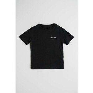 Tricou de bumbac cu logo - Negru imagine