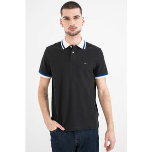 Tricou polo regular fit - Negru imagine
