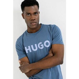 Tricou regular fit cu logo cauciucat Dulivio - Albastru lavanda imagine
