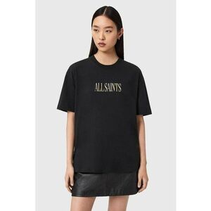 Tricou supradimensionat cu logo Cora - Auriu/Negru imagine