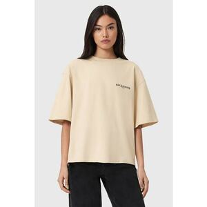 Tricou cu model grafic Halis Amelie - Negru/Maro nisip imagine