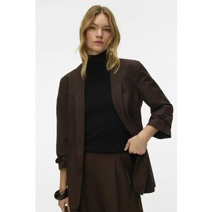 Sacou cu maneci 3/4 - Maro cognac imagine