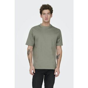 Tricou relaxed-fit din bumbac organic Fred - Gri imagine