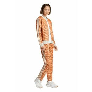 Trening cu logo si model animal print - Portocaliu/Maro nisip imagine