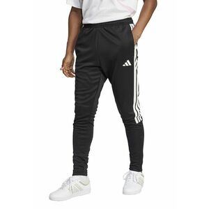 Pantaloni slim fit de trening cu slituri cu fermoar la terminatie Tiro - Alb/Negru imagine