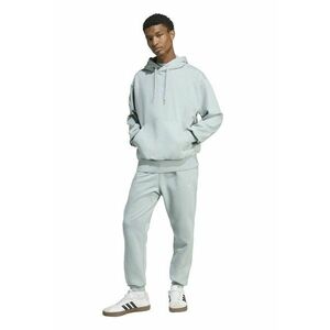 Hanorac regular fit cu buzunar kangaroo Feelcozy - Alb/Verde pal imagine