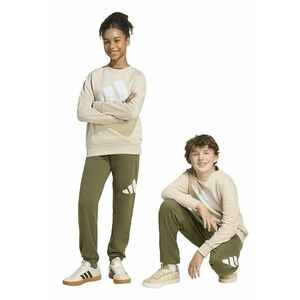 Trening cu imprimeu logo - Verde/Crem imagine