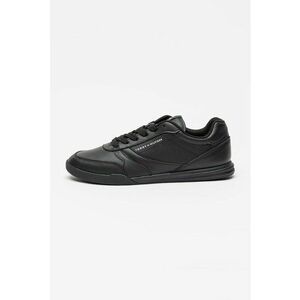 Pantofi sport low-cut de piele - Negru imagine