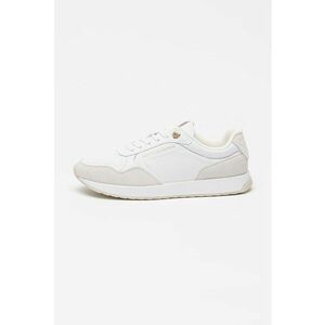 Pantofi sport low-cut de piele - Galben pal/Alb optic imagine