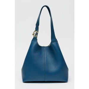 Geanta tote de piele - Albastru imagine