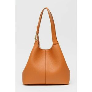 Geanta tote de piele - Portocaliu stins imagine