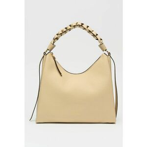 Geanta hobo de piele Boheme Grana Double - Bej deschis imagine