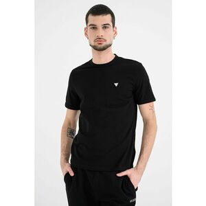 Tricou cu decolteu la baza gatului pentru antrenament - Negru imagine