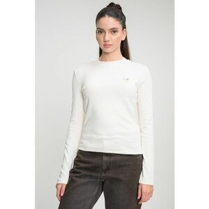 Bluza slim fit din amestec de modal pentru fitness - Alb murdar imagine
