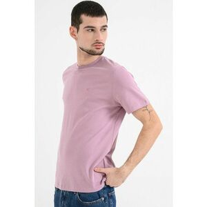 Tricou regular fit cu decolteu la baza gatului imagine
