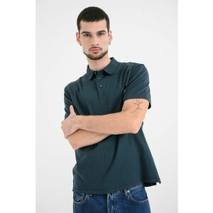Tricou polo din bumbac - Verde englez imagine