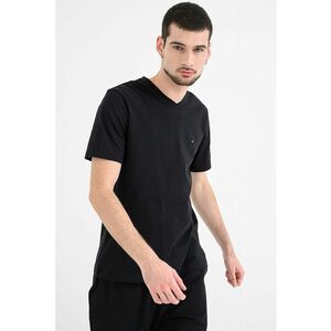 Tricou uni cu decolteu in V Essential - Negru imagine