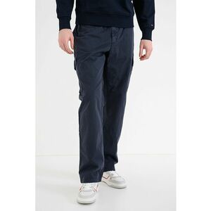 Pantaloni cargo cu croiala dreapta Denton - Bleumarin imagine