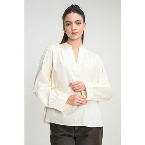 Bluza lejera din bumbac organic - Maro nisip imagine