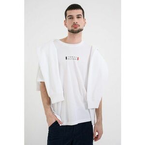 Tricou lejer cu imprimeu logo - Alb imagine