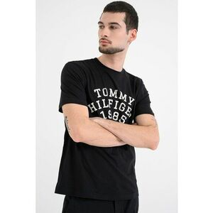Tricou din bumbac cu imprimeu - Negru imagine