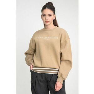 Bluza de trening cu croiala regular-fit si logo - Maro deschis imagine