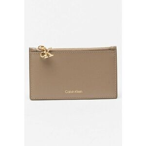 Portcart din piele - Maro taupe imagine