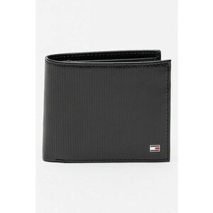Portofel striat din piele Flag - Negru imagine