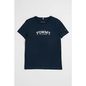 Tricou regular fit cu imprimeu logo pe piept - Bleumarin imagine