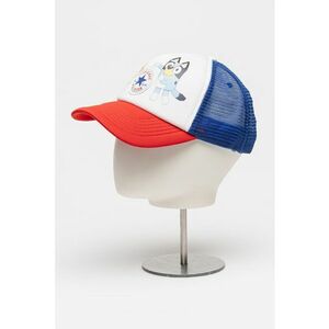 Sapca trucker cu aplicatie logo Bluey Ball - Alb/Albastru imagine