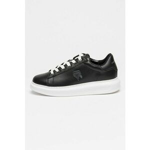 Pantofi sport din piele cu detalii cu logo - Negru/Alb optic imagine