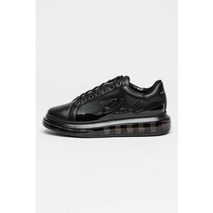 Pantofi sport din piele cu talpa cu amortizare - Negru imagine