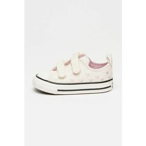 Tenisi low-cut cu segmente cu inchidere velcro Chuck Taylor All Star - Crem imagine