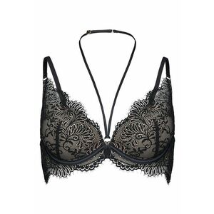 Sutien push-up - dama - Negru Cheer imagine